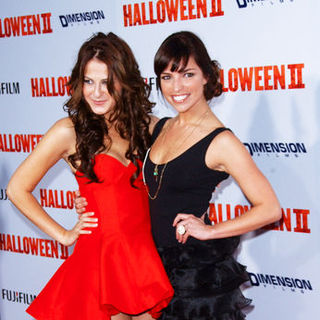 Scout Taylor-Compton;Angela Trimbur; in "H2: Halloween 2" Los Angeles Premiere - Arrivals