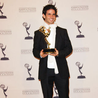 Tyce Diorio; in 61st Annual Primetime Creative Arts Emmy Awards - Press Room