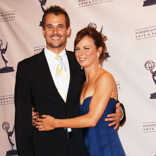 Mary Lynn Rajskub;Matthew Rolph; in 61st Annual Primetime Creative Arts Emmy Awards - Press Room