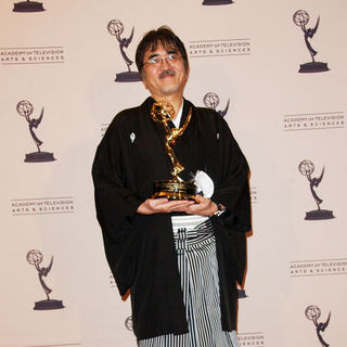 Shigemi Ikeda; in 61st Annual Primetime Creative Arts Emmy Awards - Press Room