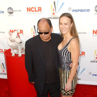 Cheech Marin;Natasha Rubin; in 2009 NCLR ALMA Awards - Arrivals