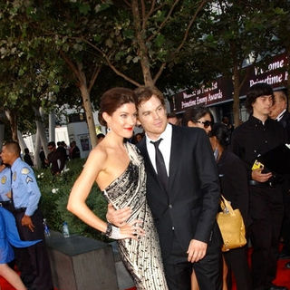 Jennifer Carpenter;Michael C. Hall; in The 61st Annual Primetime Emmy Awards - Arrivals