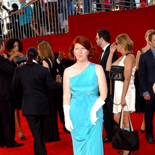 Kate Flannery; in The 61st Annual Primetime Emmy Awards - Arrivals