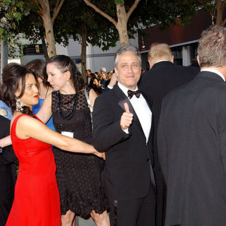Jon Stewart; in The 61st Annual Primetime Emmy Awards - Arrivals
