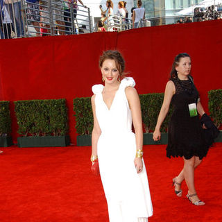 Leighton Meester; in The 61st Annual Primetime Emmy Awards - Arrivals