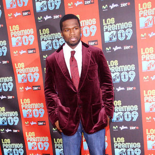 50 Cent; in 2009 MTV Latin VMAs - Arrivals