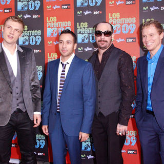 Backstreet Boys; in 2009 MTV Latin VMAs - Arrivals