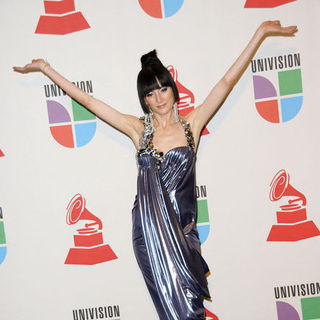 Cucu Diamantes; in The 10th Annual Latin GRAMMY Awards - Press Room