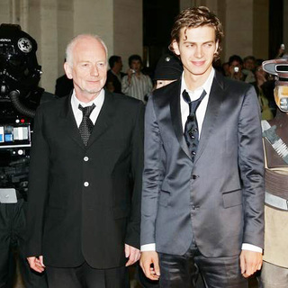 Hayden Christensen;Ian McDiarmid; in Star Wars Episode III - Revenge of the Sith Premiere in Italy