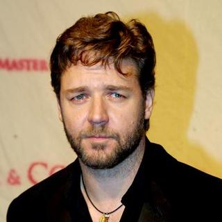Russell Crowe; in Master and Commander Premiere in Italy
