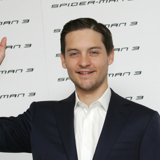 Tobey Maguire; in Spider-Man 3 Photocall in Rome, Italy