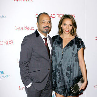 Jeffrey Wright, Carmen Ejogo in "Cadillac Records" Los Angeles Premiere - Arrivals