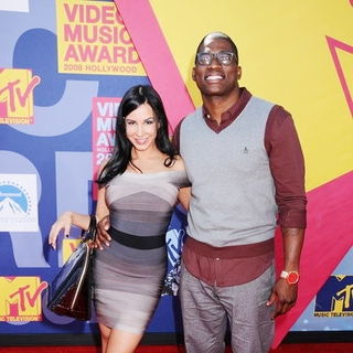 Mayra Veronica;David Banner; in 2008 MTV Video Music Awards - Arrivals