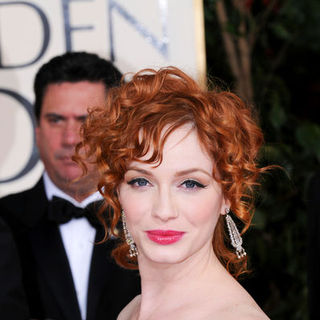Christina Hendricks; in 66th Annual Golden Globes - Arrivals