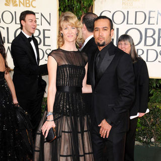 Laura Dern, Ben Harper in 66th Annual Golden Globes - Arrivals