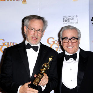 Steven Spielberg;Martin Scorsese; in 66th Annual Golden Globes - Press Room