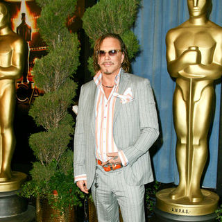 Mickey Rourke; in 2009 Oscar Nominees Luncheon - Arrivals