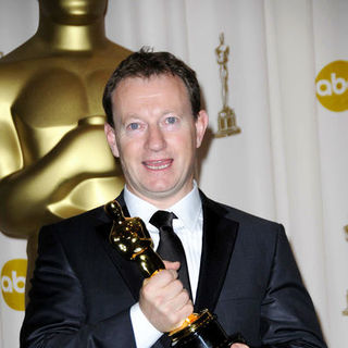 Simon Beaufoy; in 81st Annual Academy Awards - Press Room