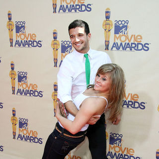 Mark Ballas;Shawn Johnson; in 18th Annual MTV Movie Awards - Arrivals