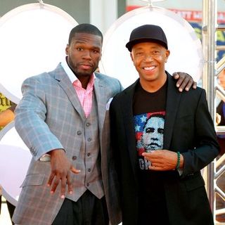 50 Cent;Russell Simmons; in 2008 BET Hip Hop Awards - Arrivals