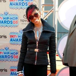 Monica; in 2008 BET Hip Hop Awards - Arrivals