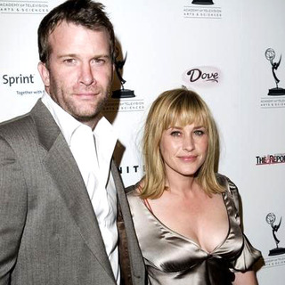 Thomas Jane;Patricia Arquette; in The 57th Annual Primetime Emmy Awards Nominee Reception - Arrivals