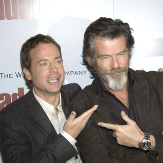 Pierce Brosnan;Greg Kinnear; in The Matador Los Angeles Premiere - Arrivals