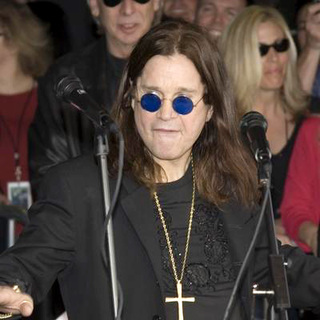 Ozzy Osbourne in Zakk Wylde RockWalk Induction