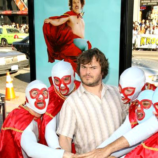 Jack Black; in Nacho Libre Premiere in Los Angeles