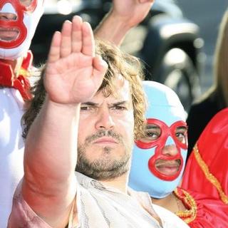 Jack Black; in Nacho Libre Premiere in Los Angeles