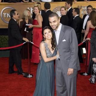 Eva Longoria;Tony Parker; in 13th Annual Screen Actors Guild Awards - Arrivals