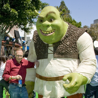 Larry King;Shrek; in Shrek The Third - Los Angeles Movie Premiere - Arrivals