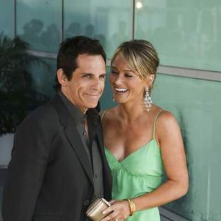 Ben Stiller;Christine Taylor; in "License To Wed" Los Angeles Premiere