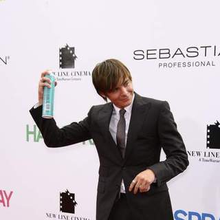 Zac Efron; in Los Angeles Premiere of HAIRSPRAY