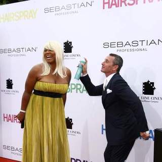 Queen Latifah;Alan Shankman; in Los Angeles Premiere of HAIRSPRAY