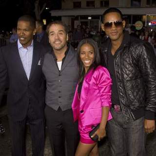 Jamie Foxx, Jeremy Piven, Jada Pinkett Smith, Will Smith in The Kingdom Los Angeles Premiere