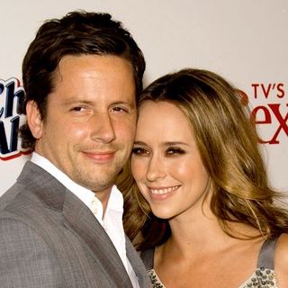 Jennifer Love Hewitt;Ross McCall; in TV Guide's Sexiest Stars Party 2008