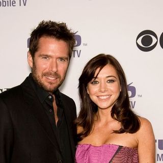 Alyson Hannigan;Alexis Denisof; in CBS Comedies Season Premiere Party