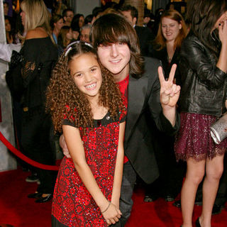Madison Pettis;Mitchel Musso; in "Bolt" World Premiere - Arrivals