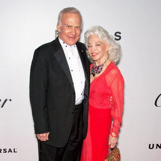 Buzz Aldrin;Lois Aldrin; in 66th Annual Golden Globes NBC After Party - Arrivals