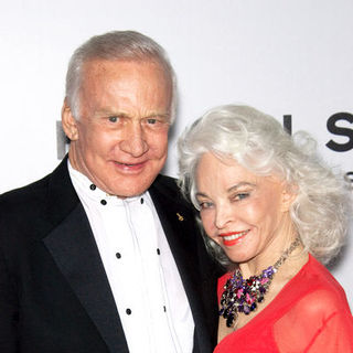 Buzz Aldrin;Lois Aldrin; in 66th Annual Golden Globes NBC After Party - Arrivals