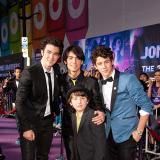 Jonas Brothers; in "Jonas Brothers: The 3D Concert Experience" World Premiere - Arrivals