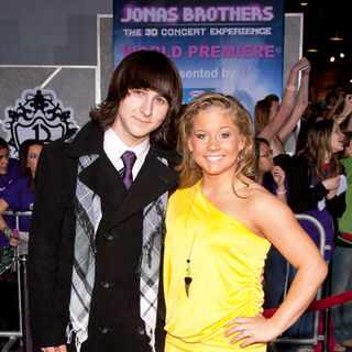 Mitchel Musso;Shawn Johnson; in "Jonas Brothers: The 3D Concert Experience" World Premiere - Arrivals