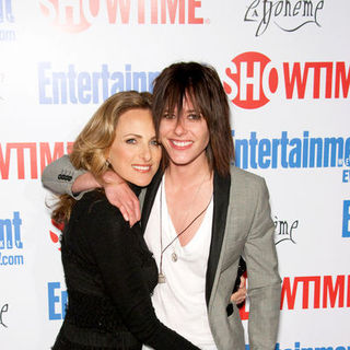 Katherine Moennig;Marlee Matlin; in "The L Word" Red Carpet Farwell Event - Arrivals