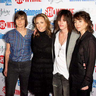 Daniela Sea;Marlee Matlin;Ilene Chaiken;Katherine Moennig; in "The L Word" Red Carpet Farwell Event - Arrivals