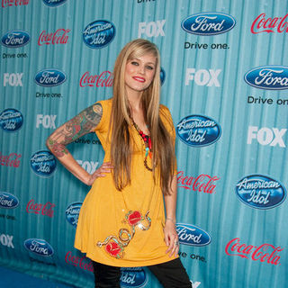 Megan Corkrey; in American Idol Top 13 Party - Arrivals