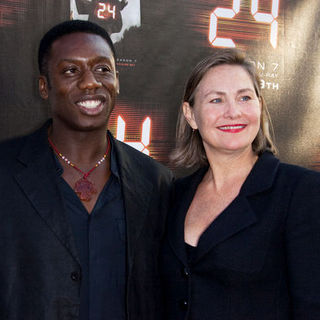 Cherry Jones;Hakeem Kae-Kazim; in "24" Season Seven Finale and DVD Release Party - Arrivals