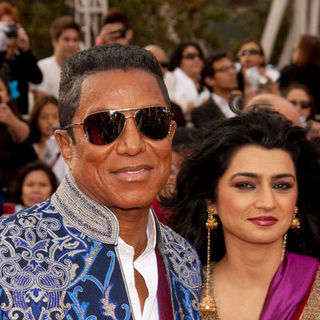 Jermaine Jackson;Halima Rashid; in "This Is It" Los Angeles Premiere - Arrivals
