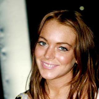 Lindsay Lohan in Summer Soire Hosted by Armani and Nylon Magazine