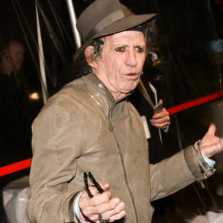 Keith Richards in "Sweeney Todd: The Demon Barber of Fleet Street" New York Premiere - Inside Arrivals